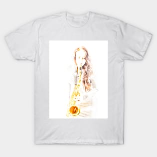 Sax Lady T-Shirt